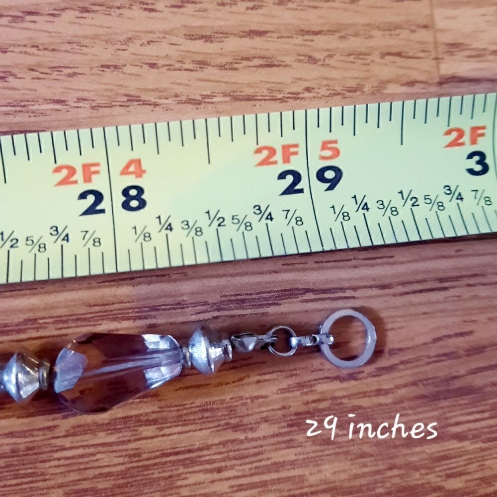 BANANA REPUBLIC Faceted Bead Necklace MINIMALIST! - Picture 4 of 6